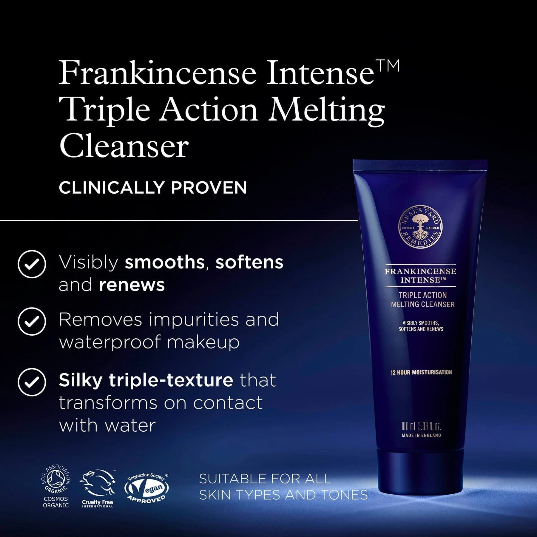 Frankincense Intense™ Triple Action Melting Cleanser 100ml - Image 3