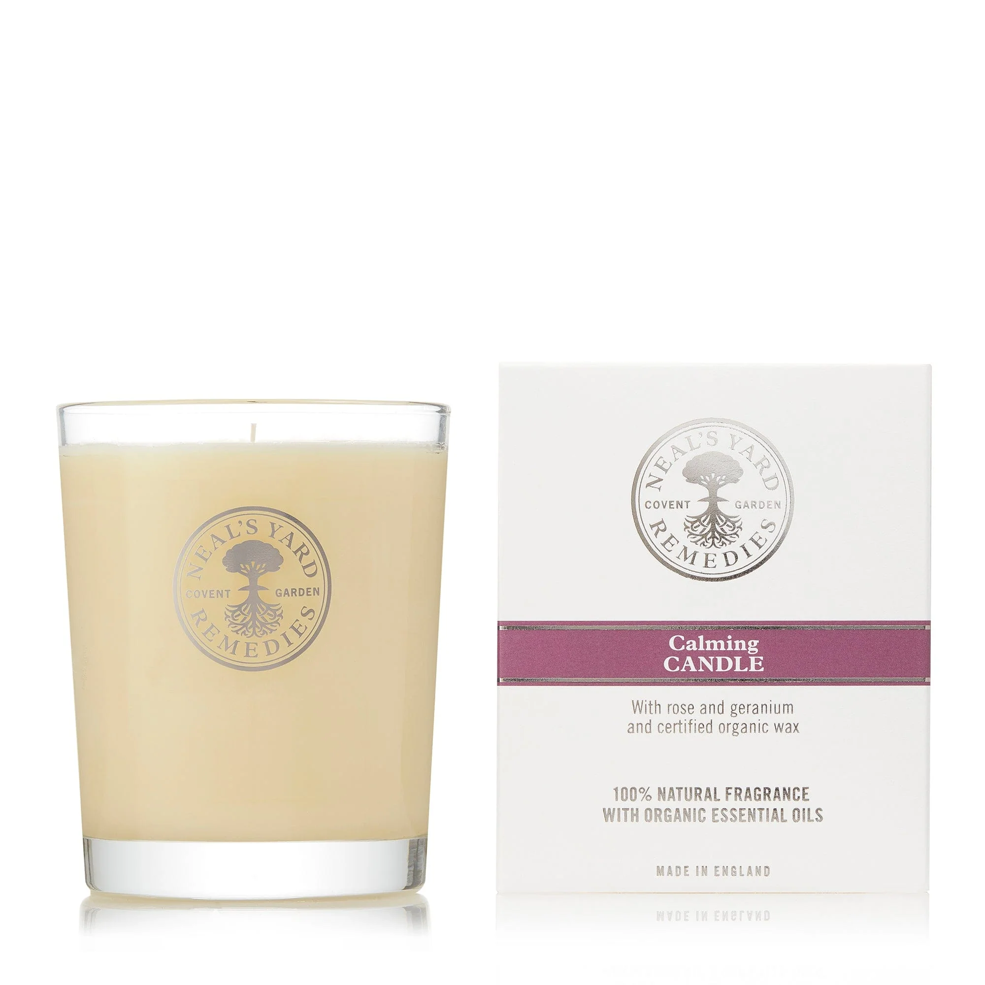 Organic Aromatherapy Candle - Calming 190g - Image 3